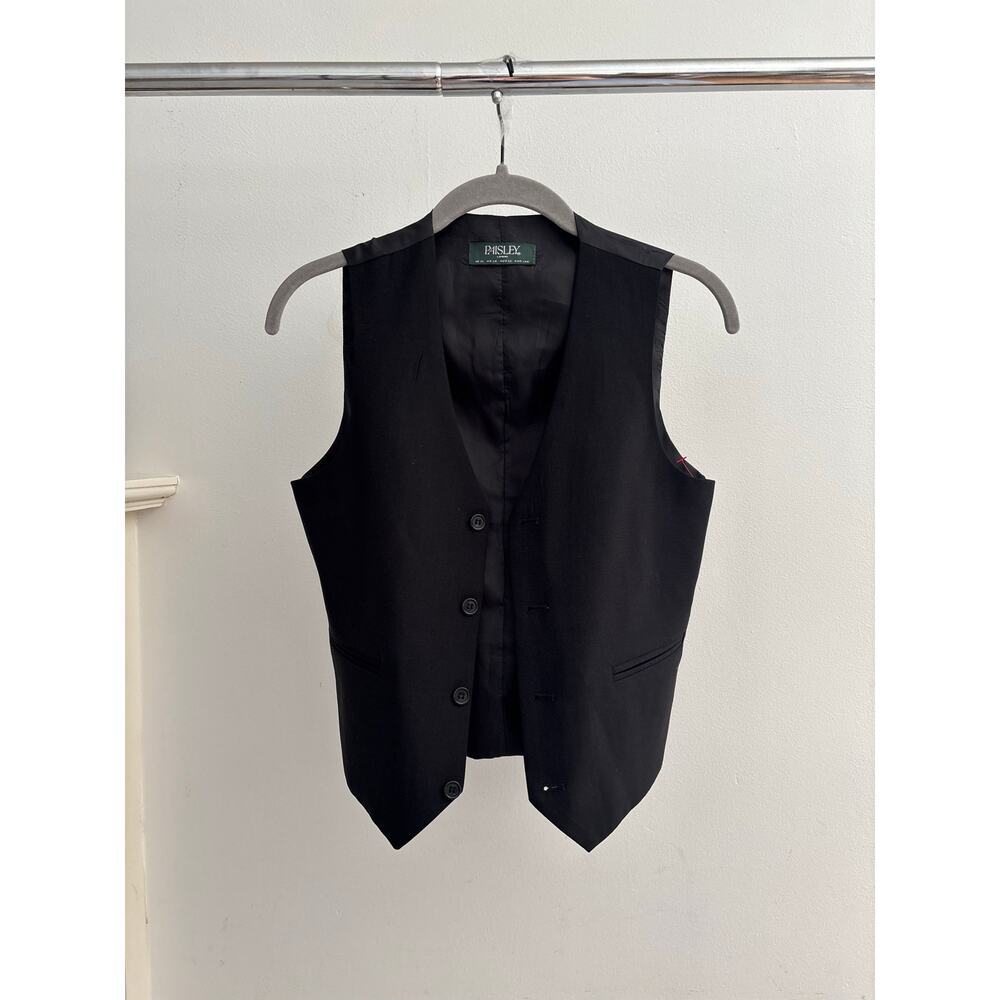 Vintage Paisley London Black Waistcoat Vest Women’s US 14
Tailored Button Front - Picture 2 of 9